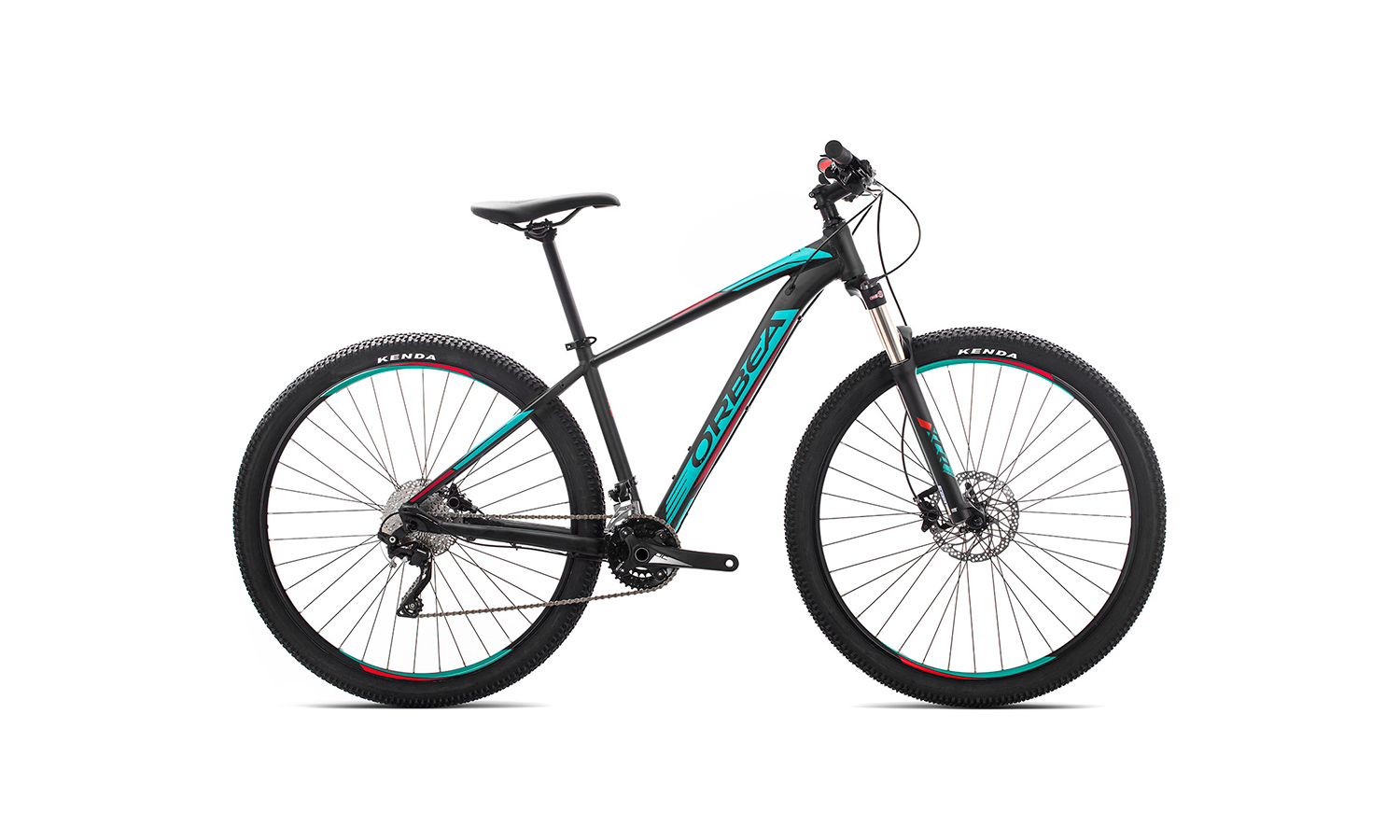 Фотографія Велосипед Orbea MX 27 20 (2019) 2019 Чорно-блакитний